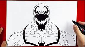 How To Draw Anti Venom | Marvel