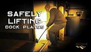 Safely Lifting Dock Plates