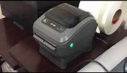 ZP 450 Zebra thermal postage printer overview