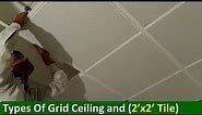 What Is Drop Grid Ceiling (Ceiling Tile Installation)