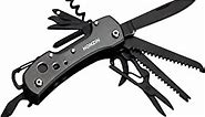 HONZIN Swiss Style Multi Function Pocket Knife - for Every Day use Including Outdoor Survival Fishing, Gifts for Dad Men