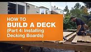 How To Install Deck Boards