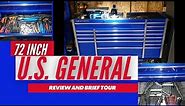 U.S. General 72 Inch Toolbox from Harbor Freight Review and Brief Toolbox Tour