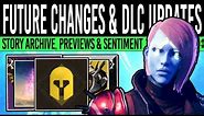 Destiny 2: FUTURE CHANGES & DLC UPDATES! Cinematic Archive, Patch Update, Reveals, Pre Orders & More