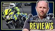 Police BMW Motorcycle Review.