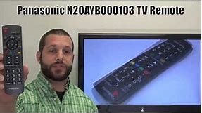 Panasonic N2QAYB000103 Remote Control - www.ReplacementRemotes.com