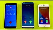 Tecno POP3 vs Xiaomi Redmi note 11 vs iPhone 6s gold Incoming call & Outgoing call + fake calls