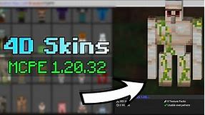 4D/5D Skin Pack for Minecraft PE 1.20.32 | Working on Servers | Mobile & PC