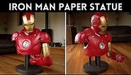 How to Make a Life Size Statue of Iron Man from Paper | Pepakura & Fiberglass