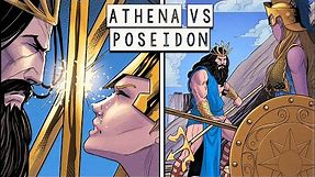 Athena Vs Poseidon - The Clash of Gods - The Origin of the City of Athens - Greek Mythology