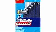 Gillette Sensor2 Disposable Razors for Men, Water Activated Lubrastrip to Help Avoid Skin Irritation, 18 count
