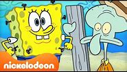 SpongeBob and Squidward Build a Ship! 🚢 | SpongeBob | Nickelodeon UK