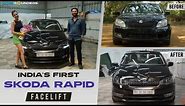 India's FIRST SKODA RAPID Facelifted for a celebrity, Palak Purswani