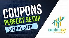 How to Create Amazon Coupons Step by step Guide | CaptenAMZ