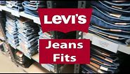 Levi's Fits Explained - 501, 504, 522, 527, 511 - www.buy-jeans.net