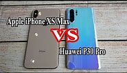 Apple iPhone XS Max VS Huawei P30 Pro | SpeedTest and camera comparison