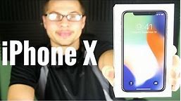 iPhone X Silver Unboxing & First Impressions!