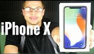 iPhone X Silver Unboxing & First Impressions!