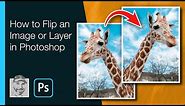 How to Flip an Image or Layer in Photoshop