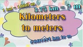 Km to m | Kilometers to Meters | Word Problems | Maths | Grade 3, 4 | Worksheet style Questions