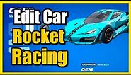 How to Change Car & Color in Rocket Racing Fortnite (Wheels, Decal, Body Skin)