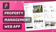 Modern Property Management Web App Design: Figma Tutorial