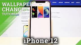 How to Change Wallpaper on iPhone 12