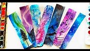 DIY Creative Galaxy Bookmarks Ideas - Easy Watercolor Painting Tutorial \ 5 min crafts