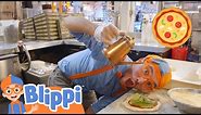 Blippi's Pizza Party! | Fun and Educational Videos for Kids