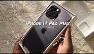  iPhone 14 Pro Max UNBOXING (Deep purple) 💜 kawaii accessories+ more