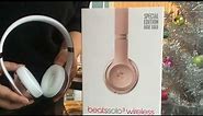 Beats Solo 3 Wireless Unboxing | Special Edition: Rose Gold