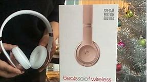 Beats Solo 3 Wireless Unboxing | Special Edition: Rose Gold