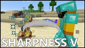 How To Get SHARPNESS 5 In MINECRAFT
