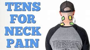 How to Use a TENS Unit With Neck Pain. Correct Pad Placement