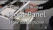 Frigidaire Front Load Washer - Front Panel Removal - Drain Pump Access