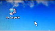 How to place My Computer icon on Windows XP Desktop