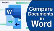 Compare Documents in MS Word for Mac