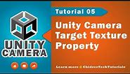 Unity Camera Target Texture Property - Unity Camera Tutorial 05