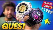 This Rugged Smartwatch with *Built-In GPS* Under ₹2000 Rs is VFM⚡️Fire-Boltt QUEST Smartwatch Review
