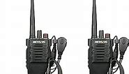 Retevis RT29 Military Grade Walkie Talkies Long Range,Heavy Duty 2 Way Radio with 3200mAh Rechargeable,Emergency Walkie Talkies Adults with Earpiece(2 Pack)