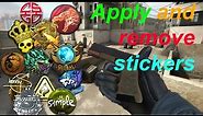 HOW TO APPLY OR REVOME STICKER FROM SKINS IN CS:GO