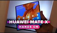 Huawei Mate X foldable phone with 5G first look