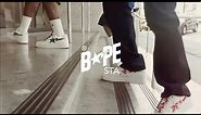 STAYING COOL WITH THE BAPE STA™️ WHITE / ABC CAMO SNEAKERS