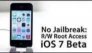 No Jailbreak Required: How To Gain Full Root Access On iPhone 4 Running iOS 7 Beta