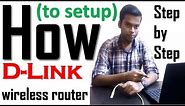 [English] How to setup & configure D-Link wireless router | Dir-600M Explained by - Notereview
