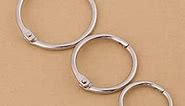 100Pcs Metal Hinged Ring Book Binder Split Key Rings Album Scrapbook Loose Leaf Clip(25mm) : Amazon.com.au: Home Improvement