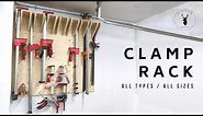 Clamp Rack Build | Universal | Space Saving | Customizable Plans