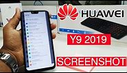 Huawei Y9 2019: How to Take Screenshot