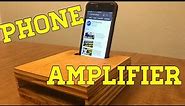 How To Build a Wooden Phone Amplifier - Scrap Plywood Project