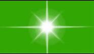 Shine light effects green screen, flare, glow, shining, sparkling FREE